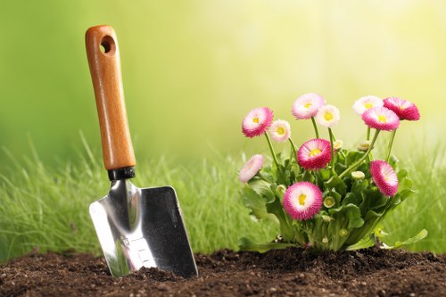 Supervision and safety checks during garden work